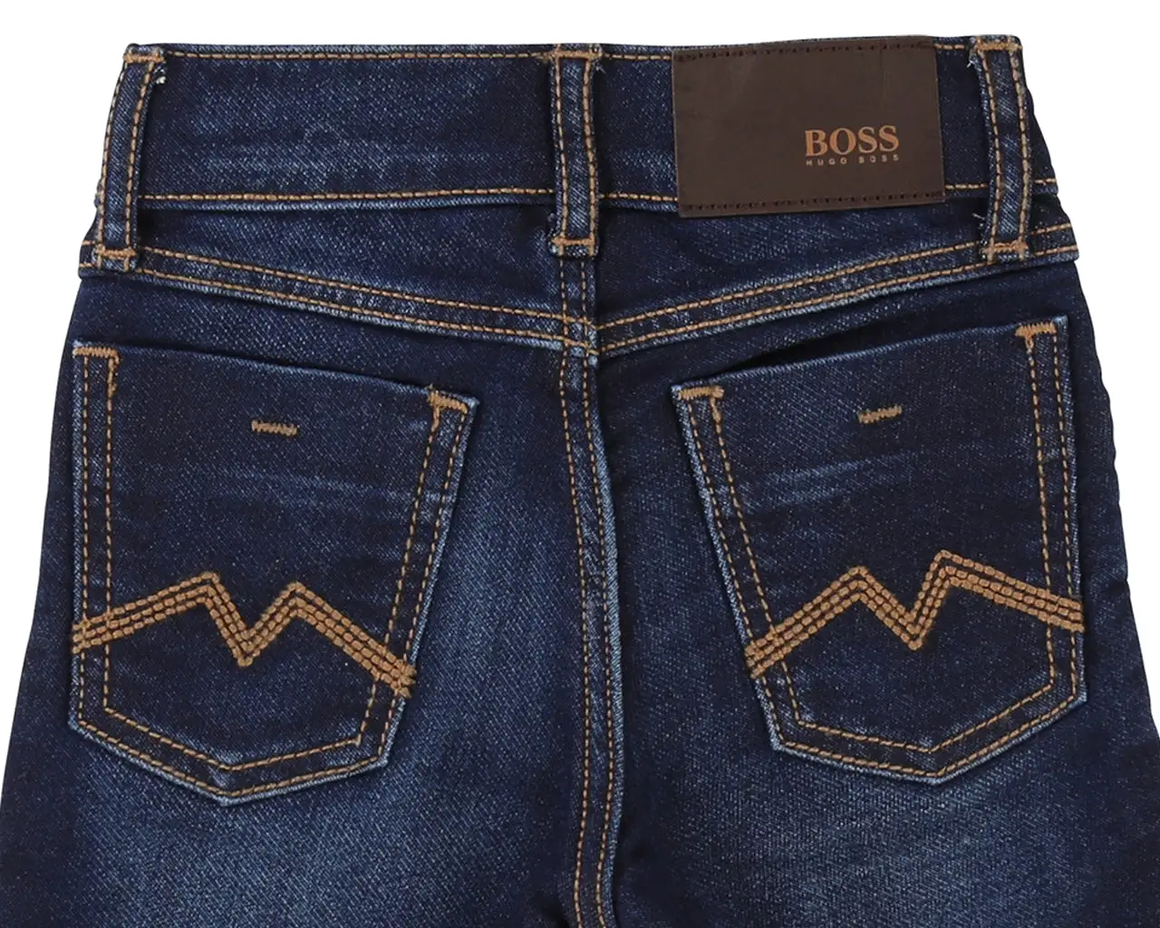 Hugo Boss J04289 Z26 Elastic Waistband Baby's Jeans Dark Blue