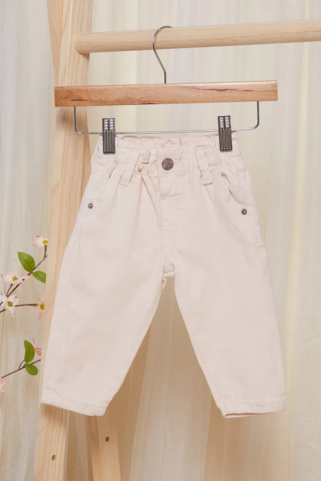 Infant Girls Pink Jeans