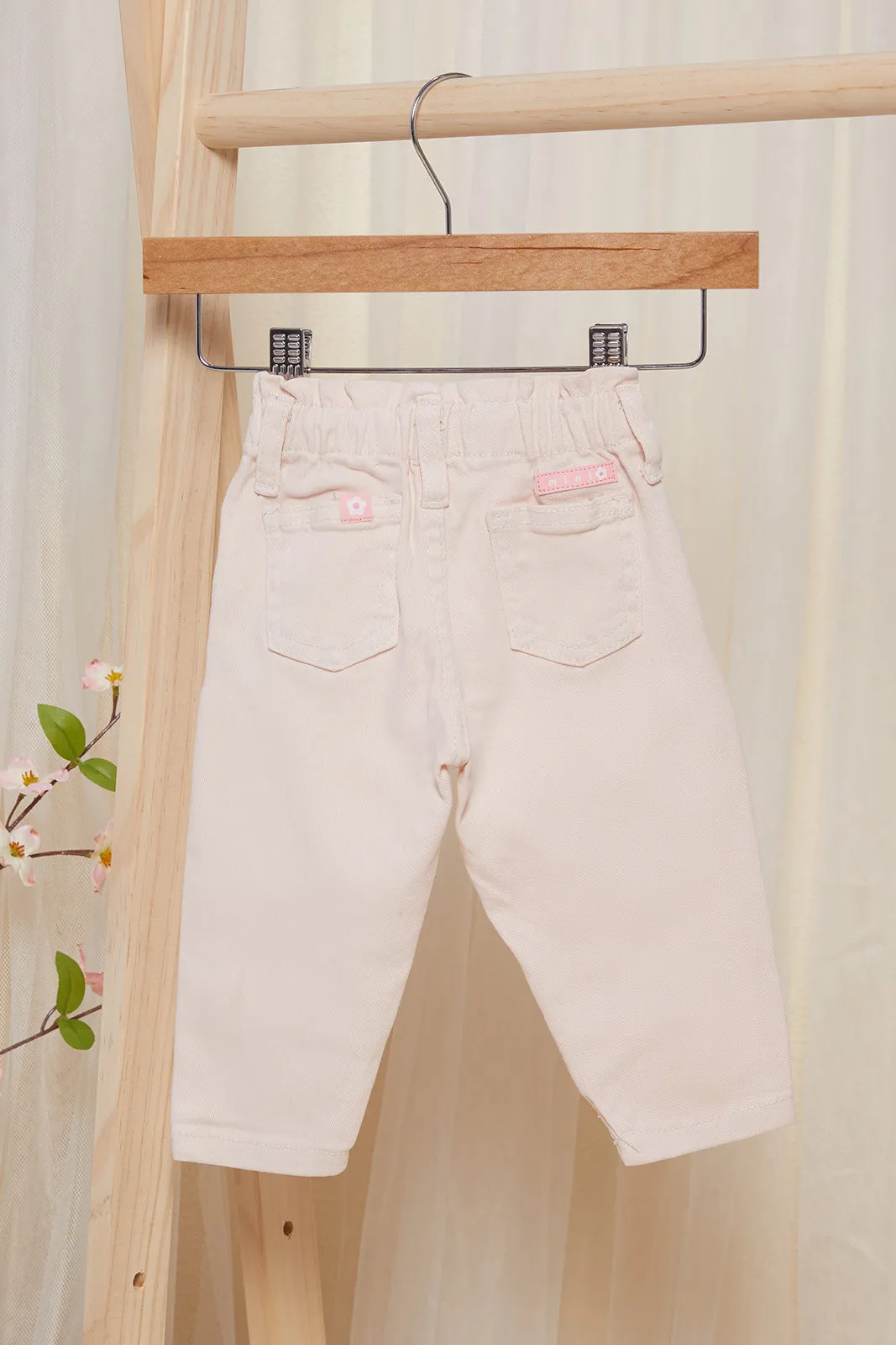 Infant Girls Pink Jeans