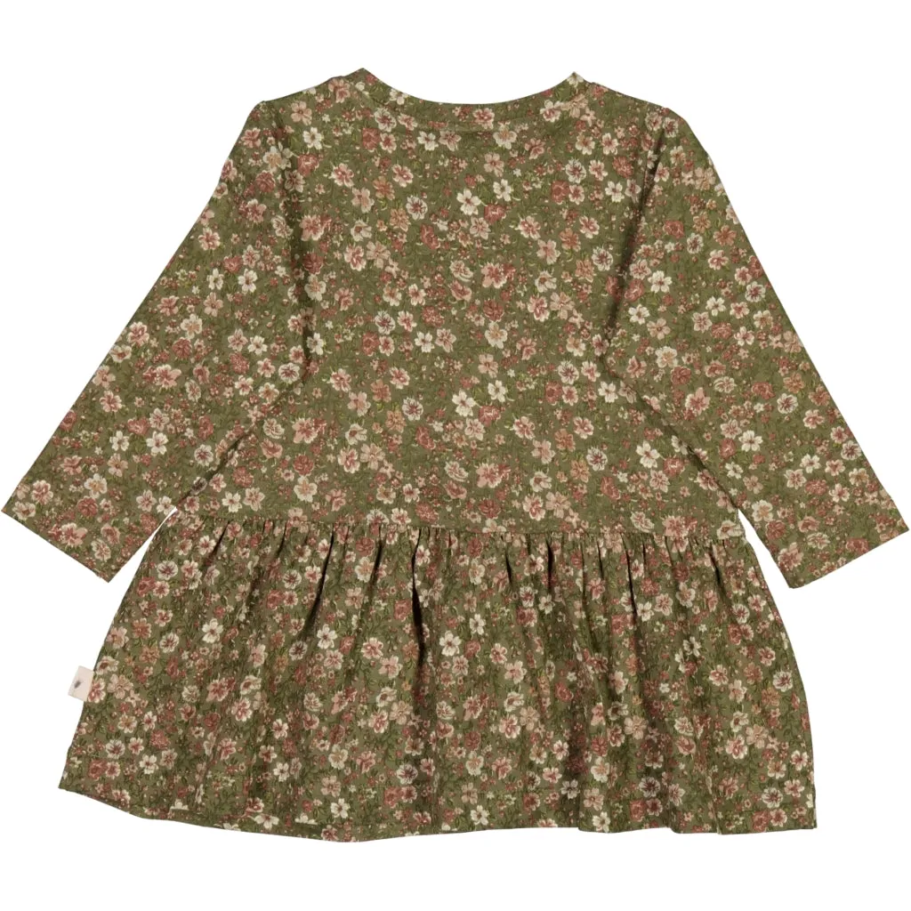 Jersey Dress Bessie - dry pine flowers