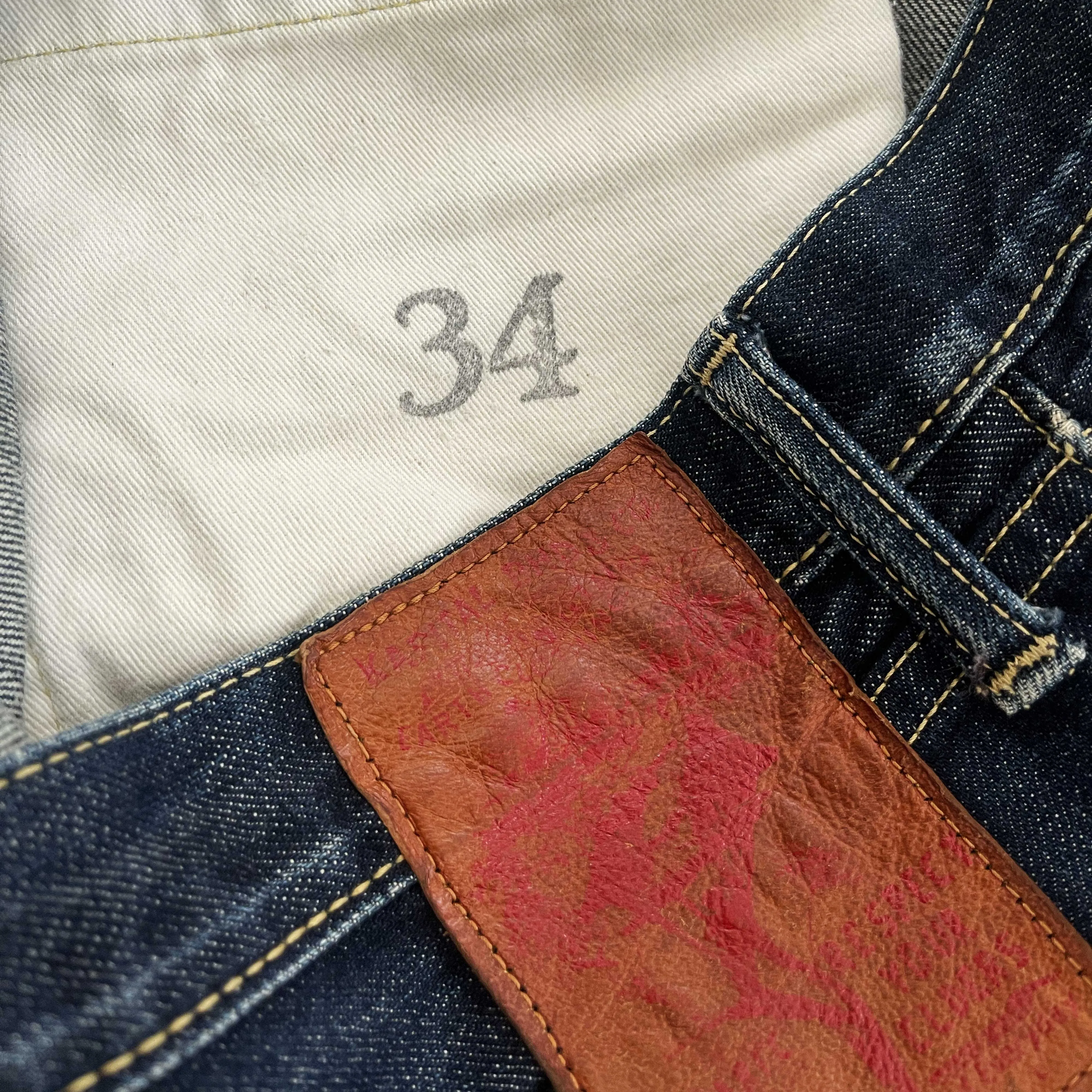 Kapital 14oz Dark Wash Jeans - W33"