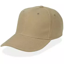 Khaki - Structured and Fitted Baseball Cap