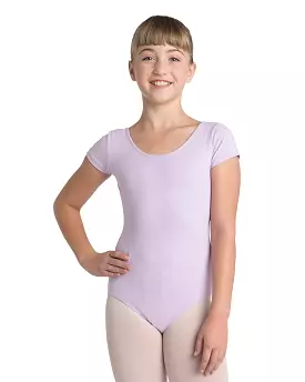 Kids Hayden Basic Cap Sleeve Leotard