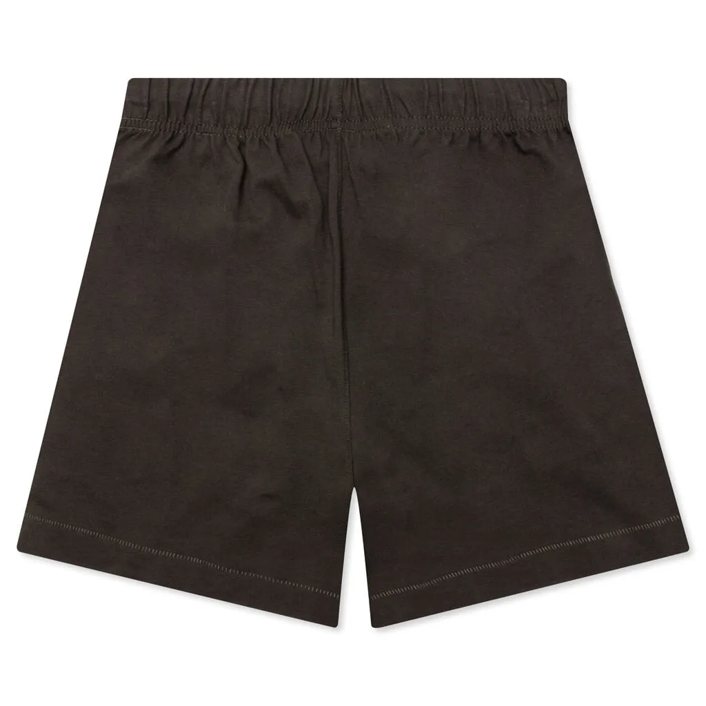 Kid's Jersey Short - Off Black