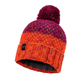 Knitted & Fleece Band Beanie - Janna Fuchsia