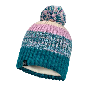 Knitted & Fleece Band Beanie (Junior) - Sibylla Aqua