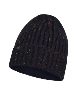 Knitted & Fleece Band Beanie - Kim Night Blue