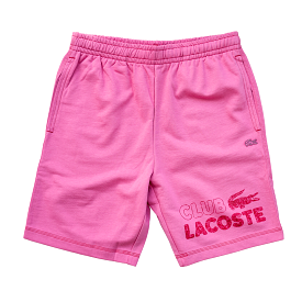 Lacoste Club Fleece Shorts (Pink)