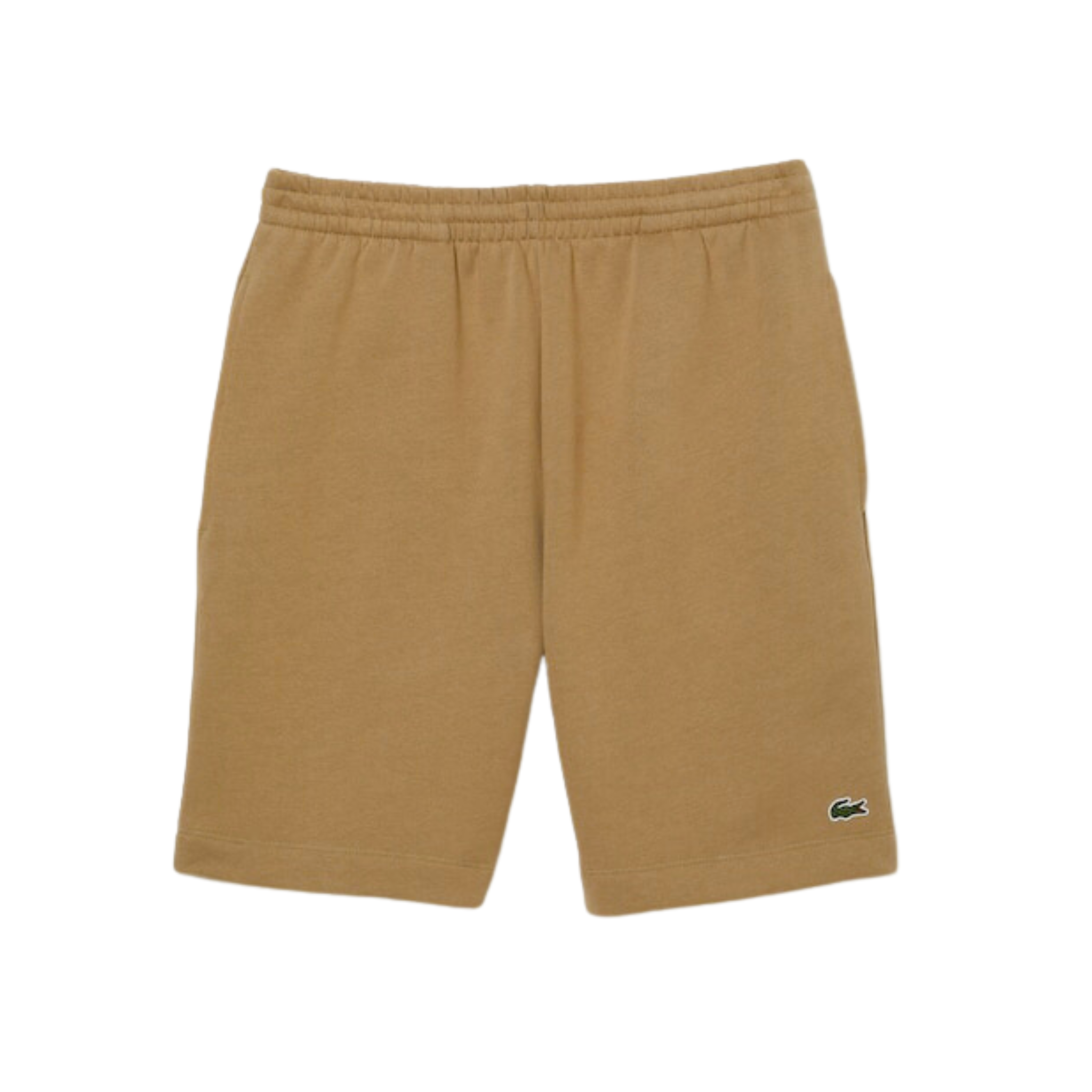 Lacoste Organic Brushed Cotton Fleece Shorts (Brown)