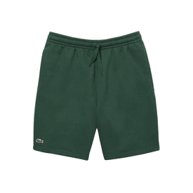 Lacoste Organic Brushed Cotton Fleece Shorts (Green)