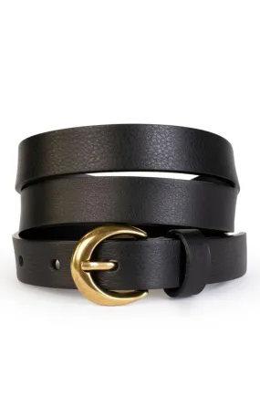 Ladies 2cm Leather Belts