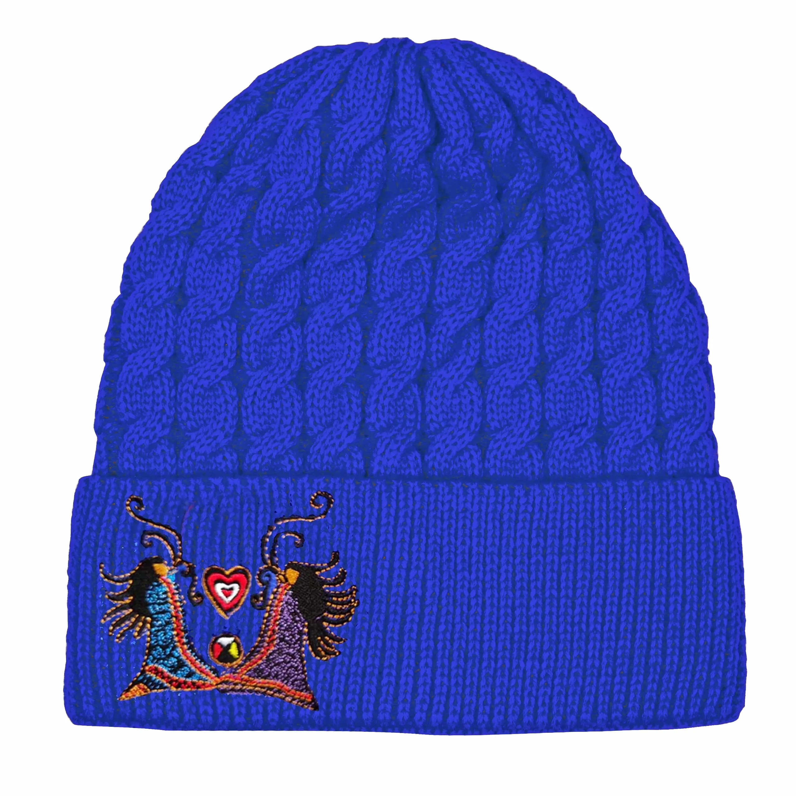 Leah Dorion Breath of Life Embroidered Knitted Hat