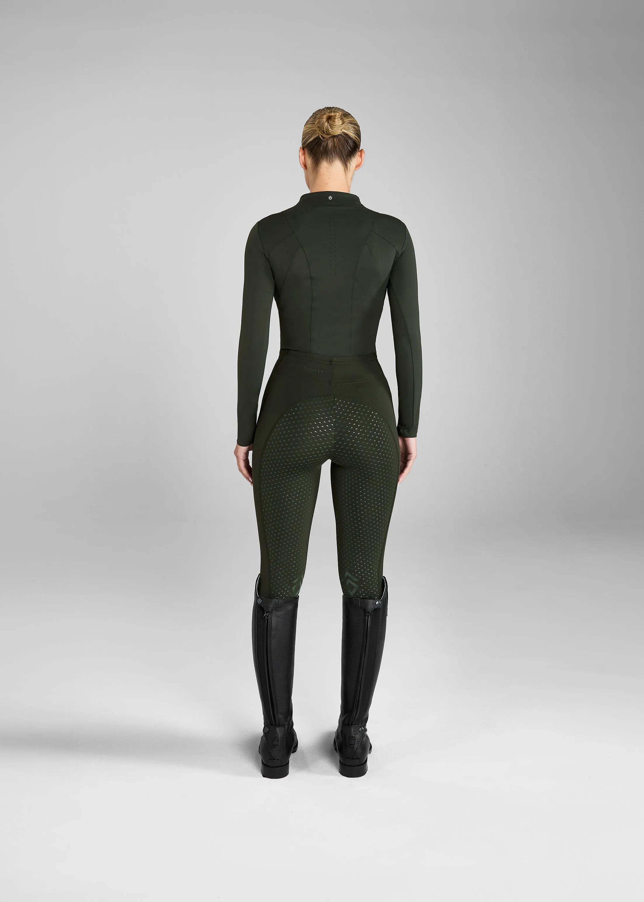 Leggings with Full Seat Forest Green