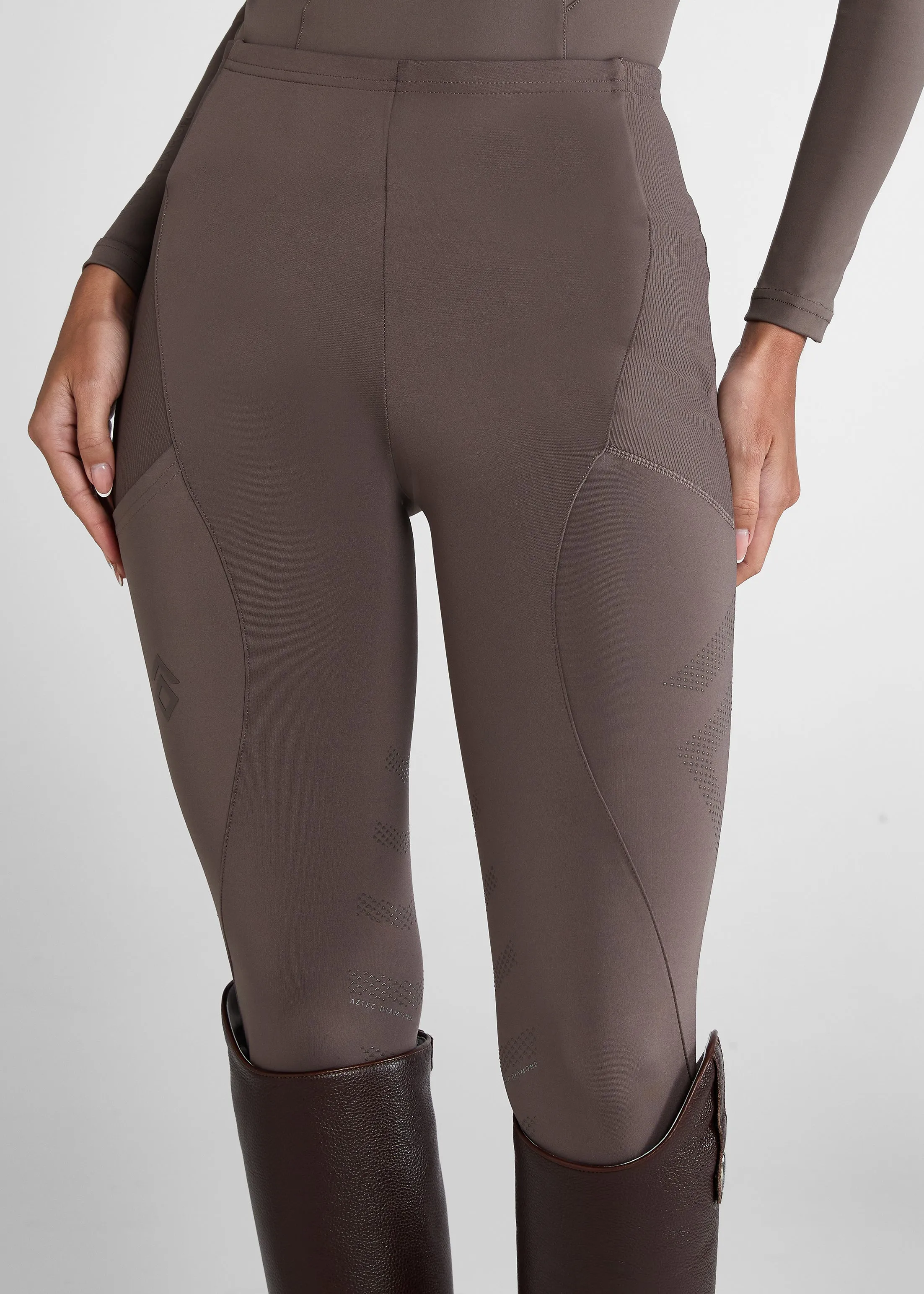 Leggings with Knee Grip Fawn