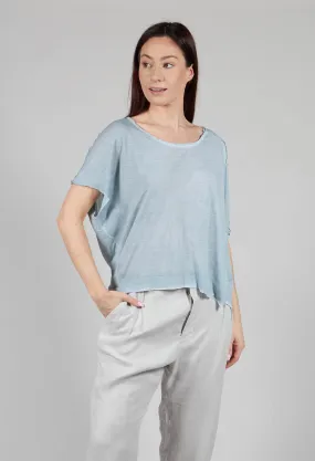 Loose Fit Jersey Top in Mint