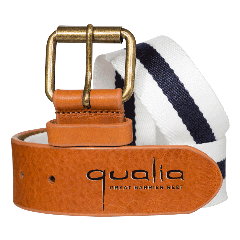 Marki Custom Logo Leather Belt - Stock