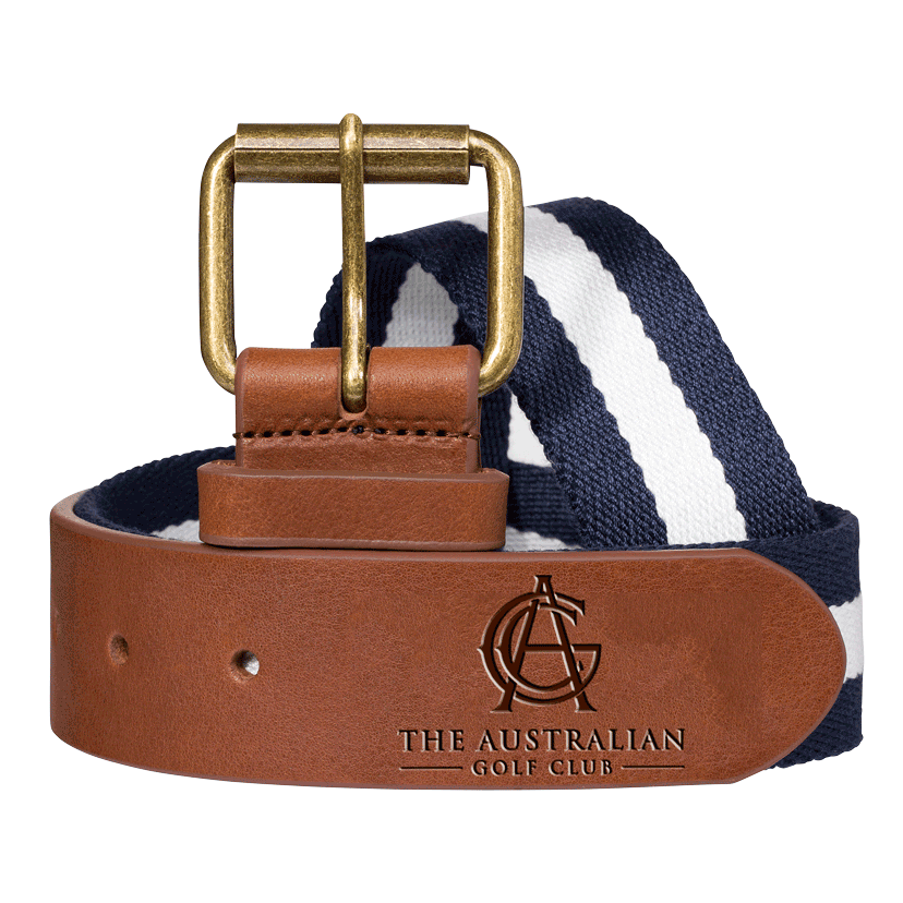 Marki Custom Logo Leather Belt - Stock