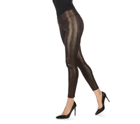 Memoi Metallic Shaping Leggings