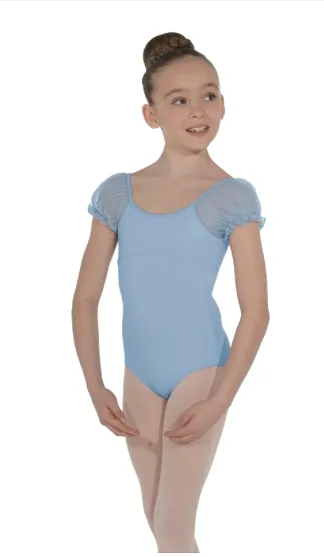 Mirella Child Puff Sleeve Leotard - M346C