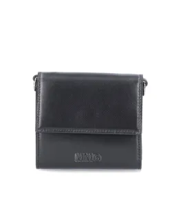 MM6 Maison Margiela Logo Embossed Detachable-Chained Wallet