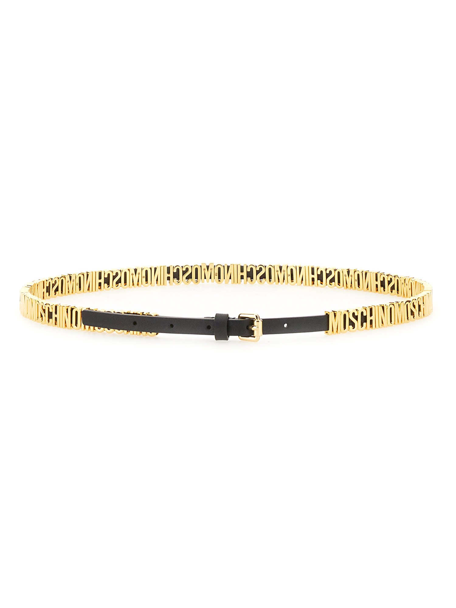 MOSCHINO    BELT WITH LETTERING LOGO