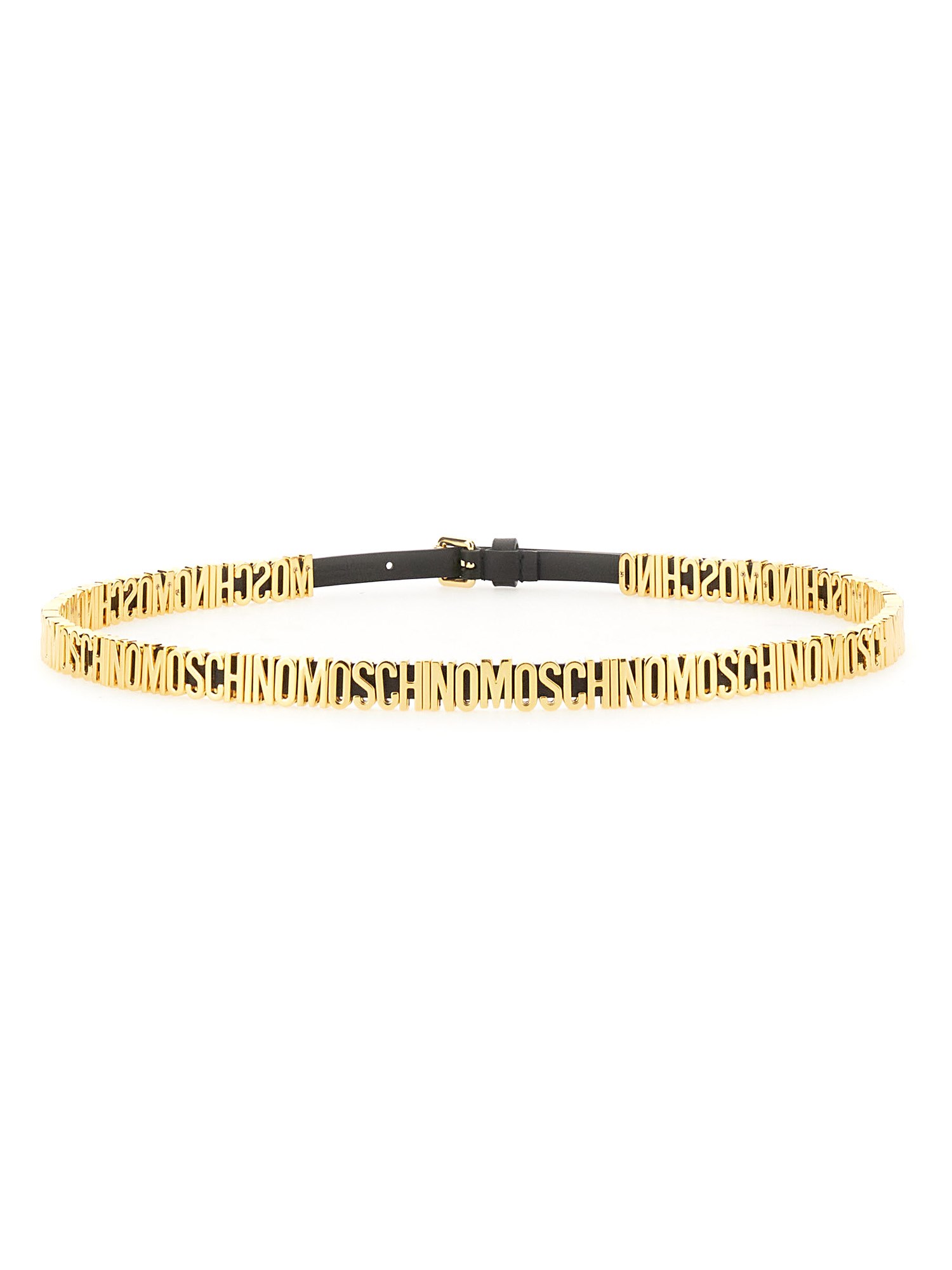 MOSCHINO    BELT WITH LETTERING LOGO