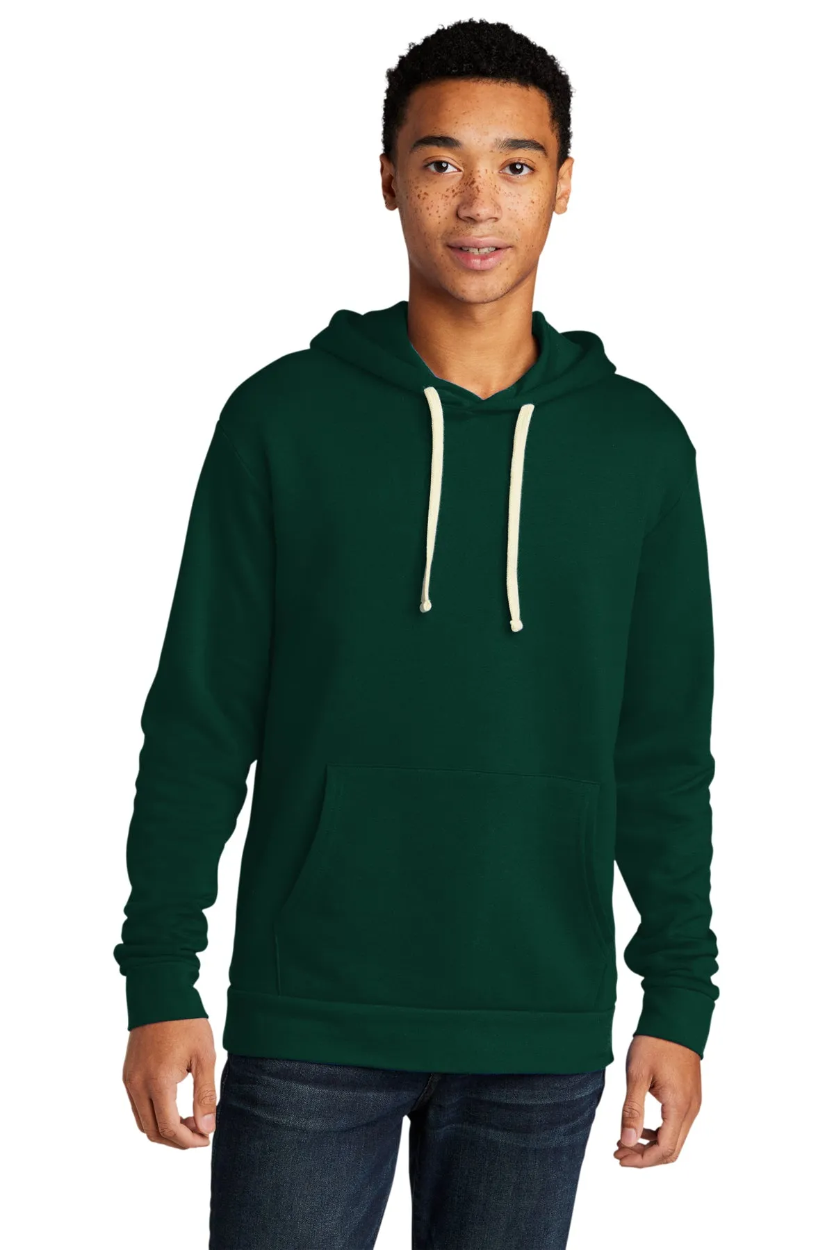 Next Level Unisex Beach Fleece Customized Hoodies, Forest Green