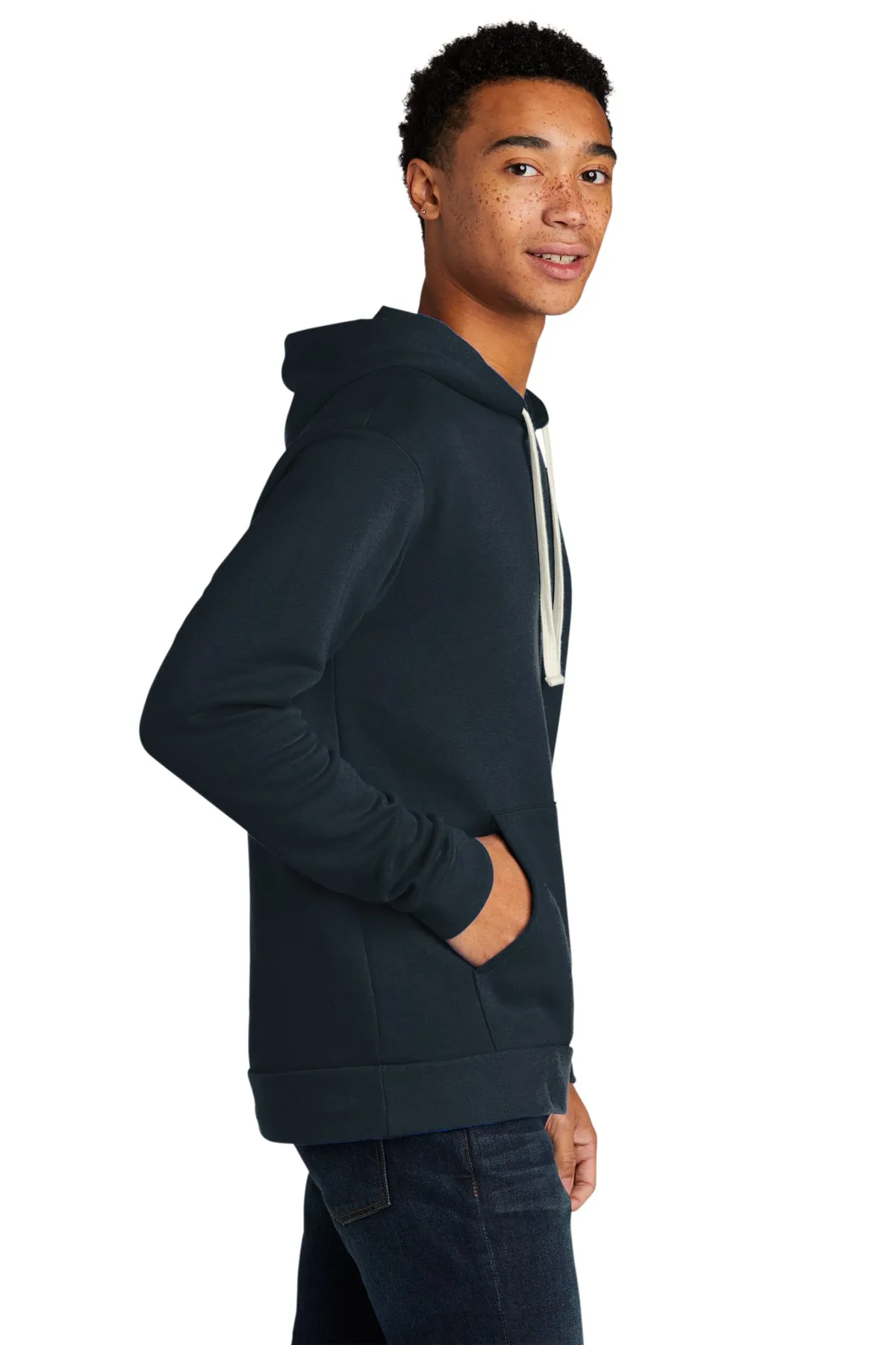 Next Level Unisex Beach Fleece Customized Hoodies, Midnight Navy