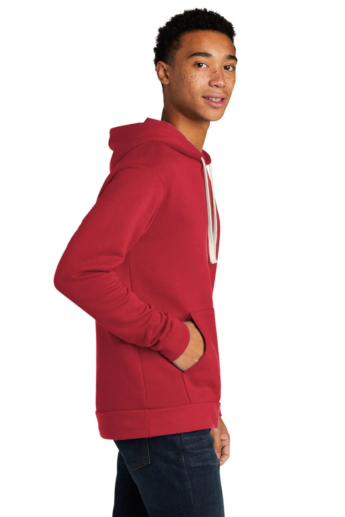 Next Level Unisex Beach Fleece Customized Hoodies, Red