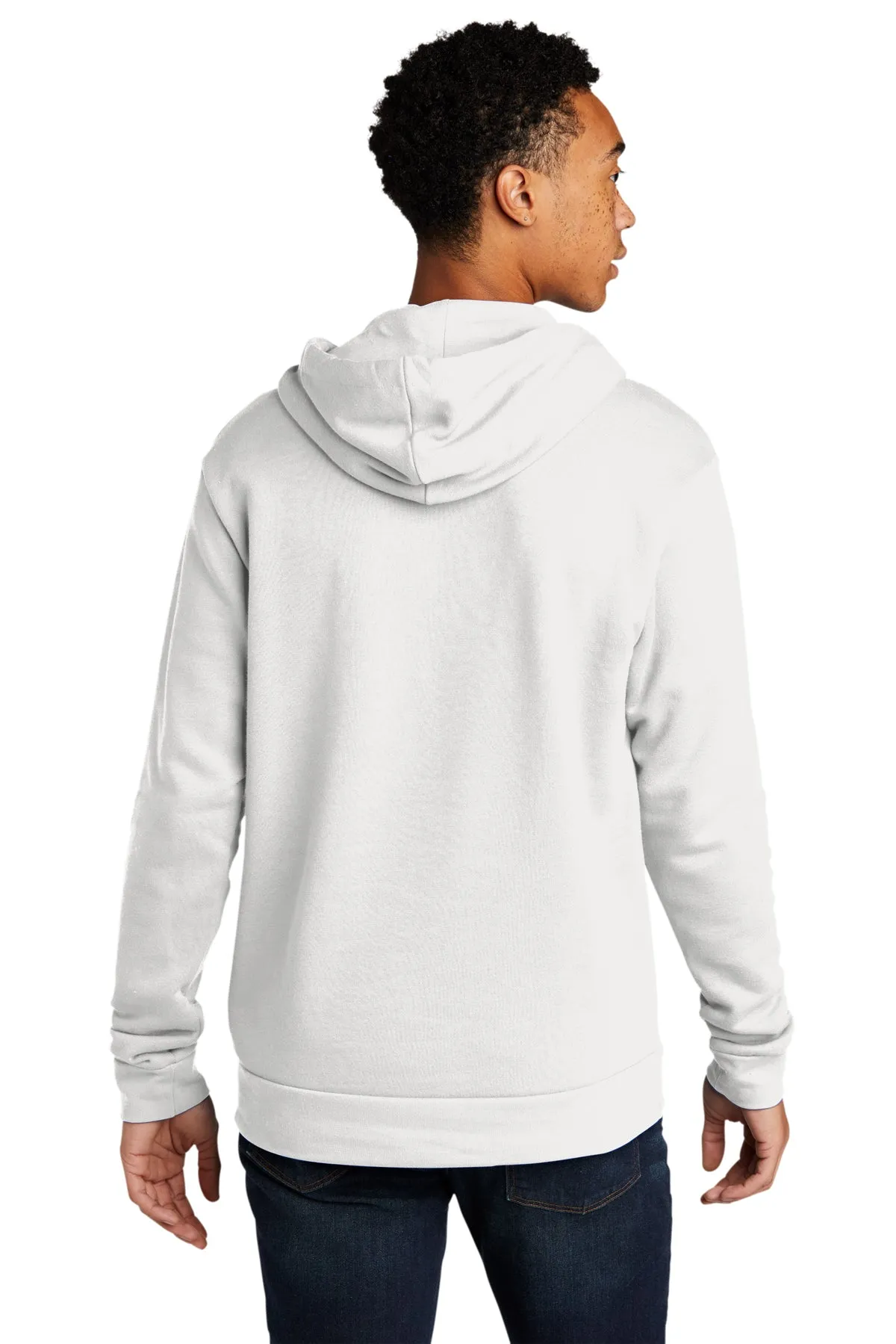 Next Level Unisex Beach Fleece Customized Hoodies, White