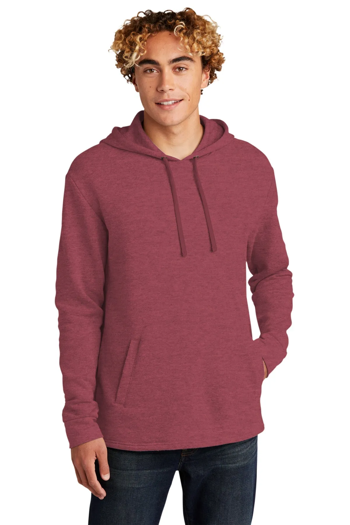 Next Level Unisex PCH Fleece Customized Hoodies, Heather Cardinal