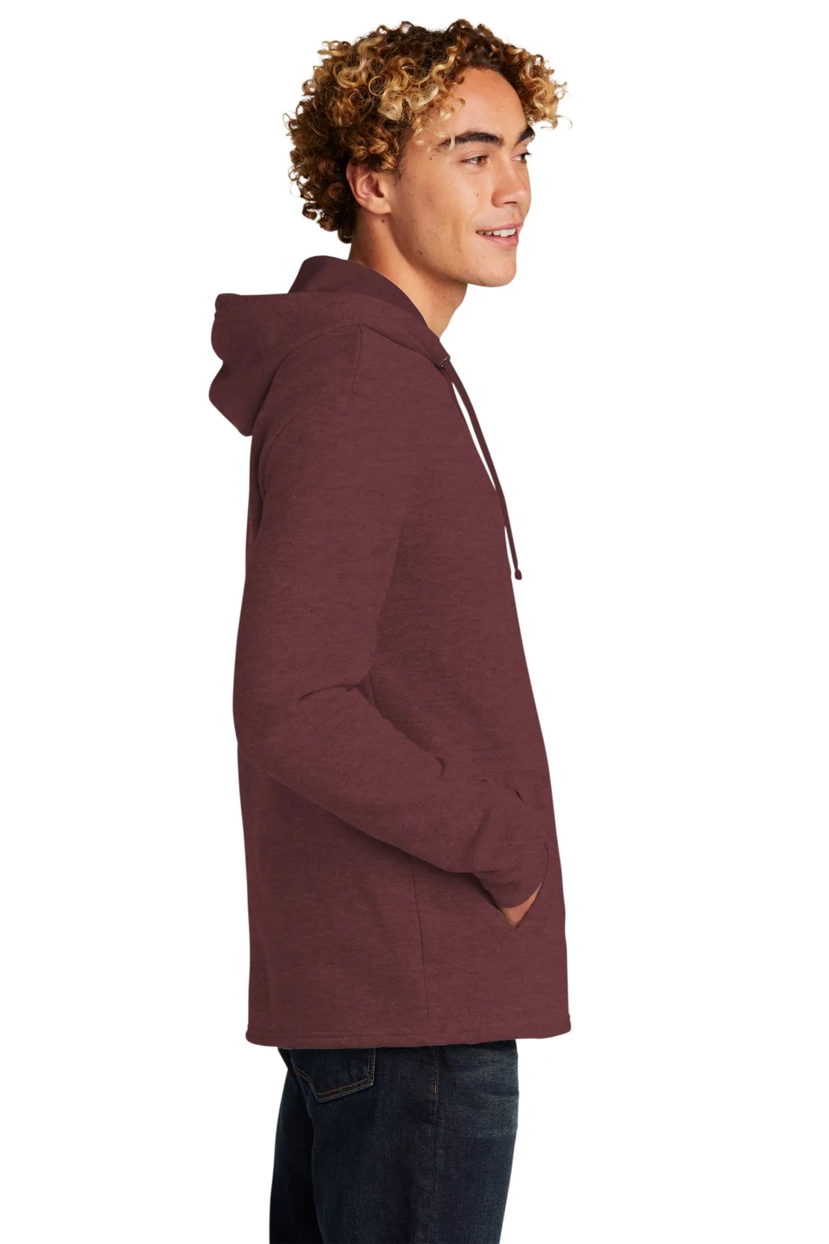 Next Level Unisex PCH Fleece Customized Hoodies, Heather Maroon