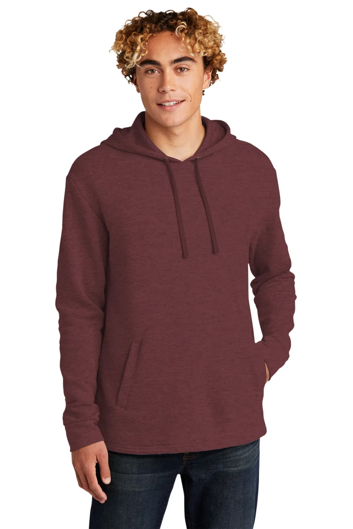 Next Level Unisex PCH Fleece Customized Hoodies, Heather Maroon