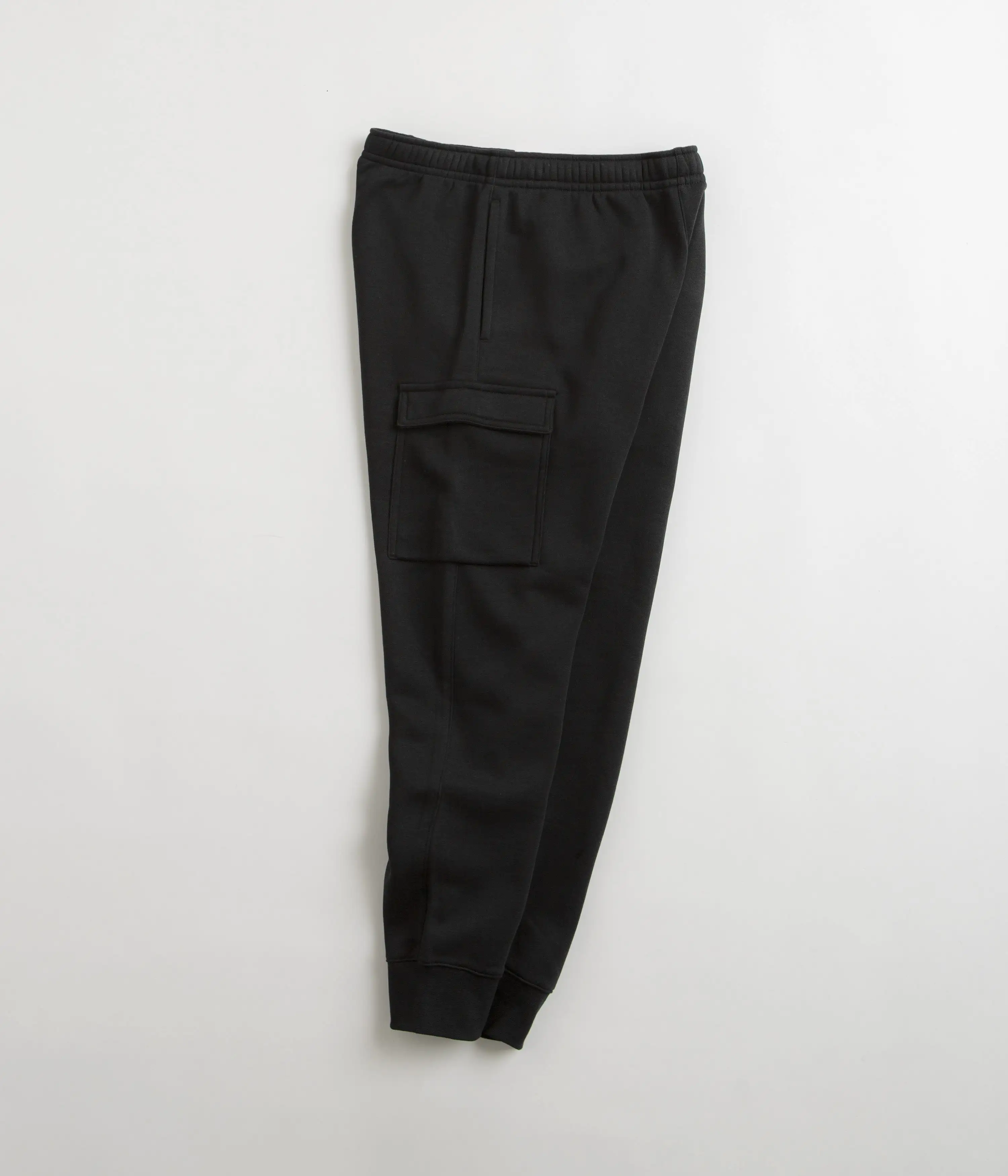 Nike Club Fleece Cargo Joggers - Black / Black / White