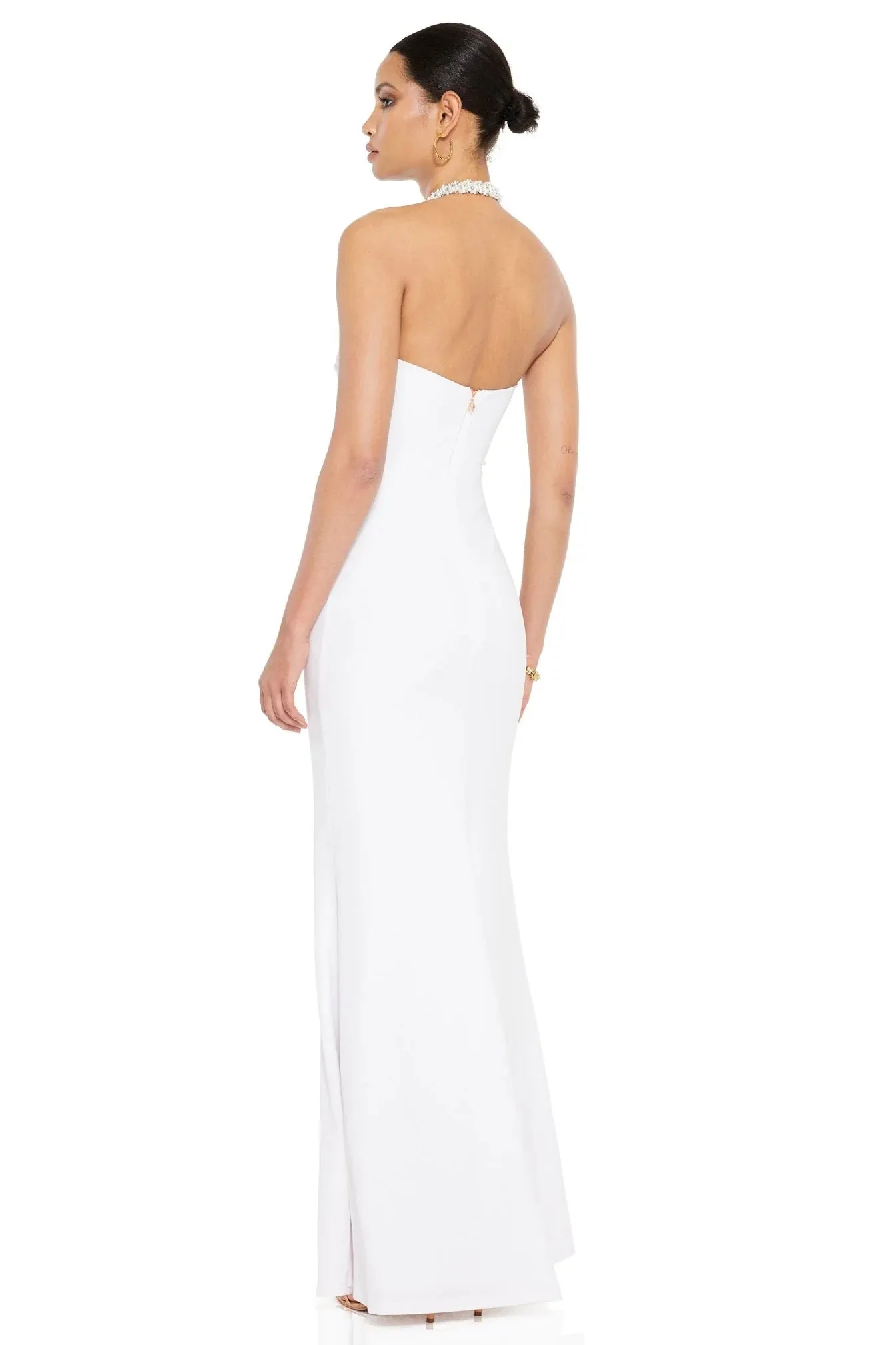 Nookie Adorn Gown - White