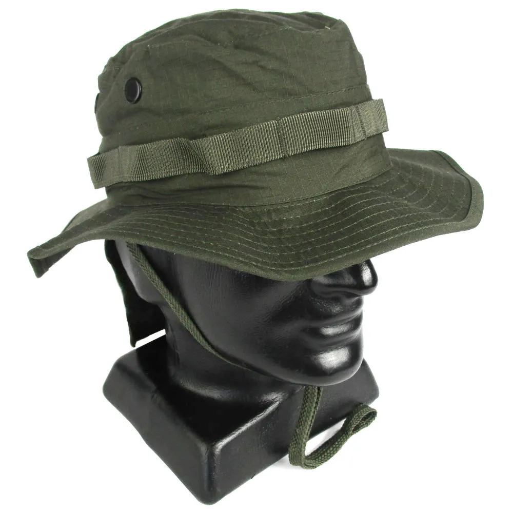 Olive Drab Boonie Hat with Neck Flap