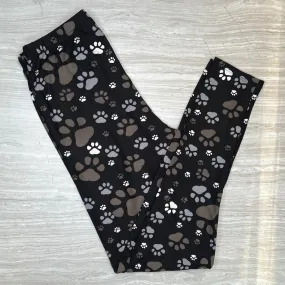 Paw Print Soft Leggings