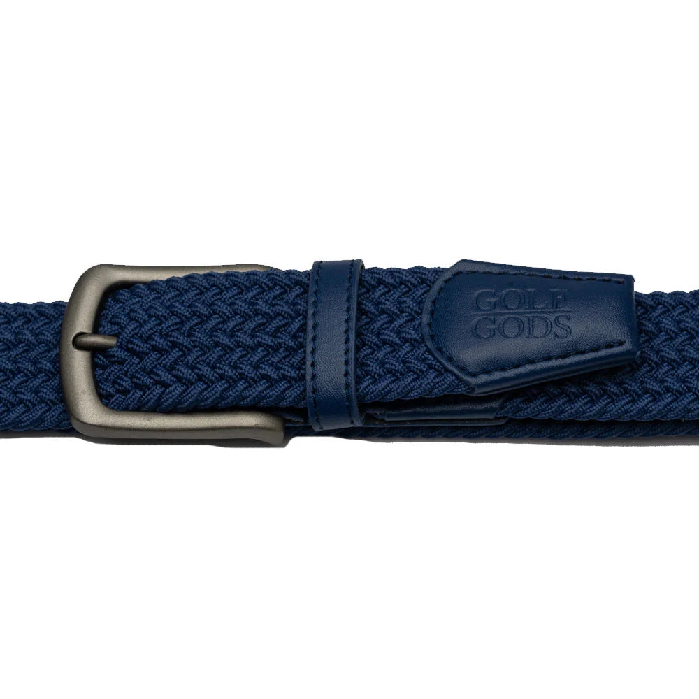 Players Woven Belt in Navy Blue