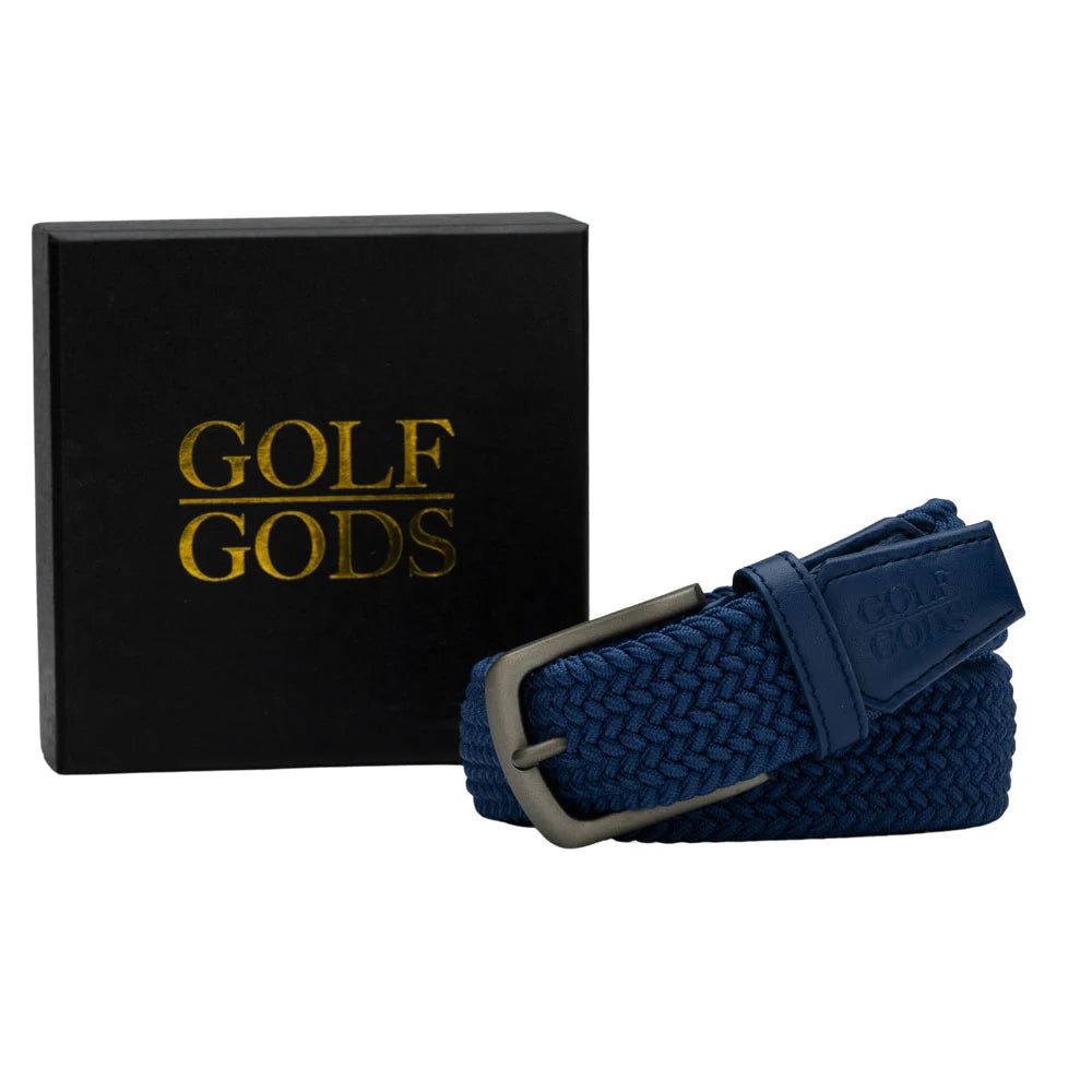 Players Woven Belt in Navy Blue