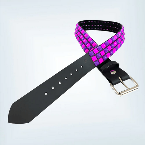 purple pink stub belt