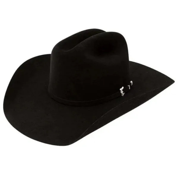 Resistol Mens 20X Black Gold Felt Hat