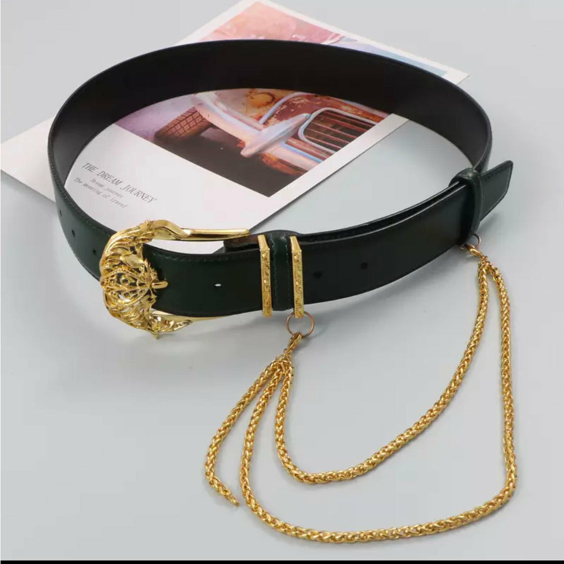 Retro Flower Decorative Waist Belt