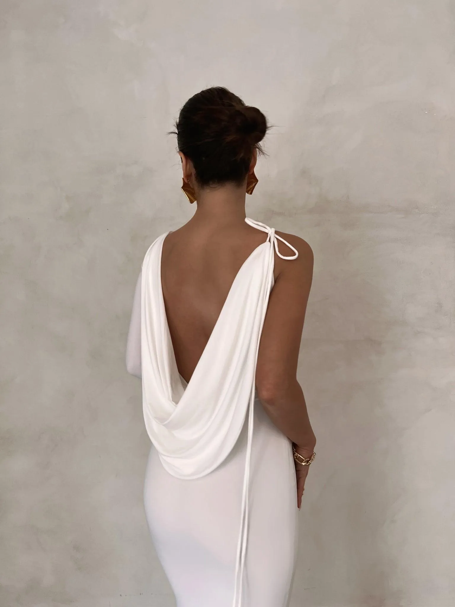 Reversible Emilia Gown - White