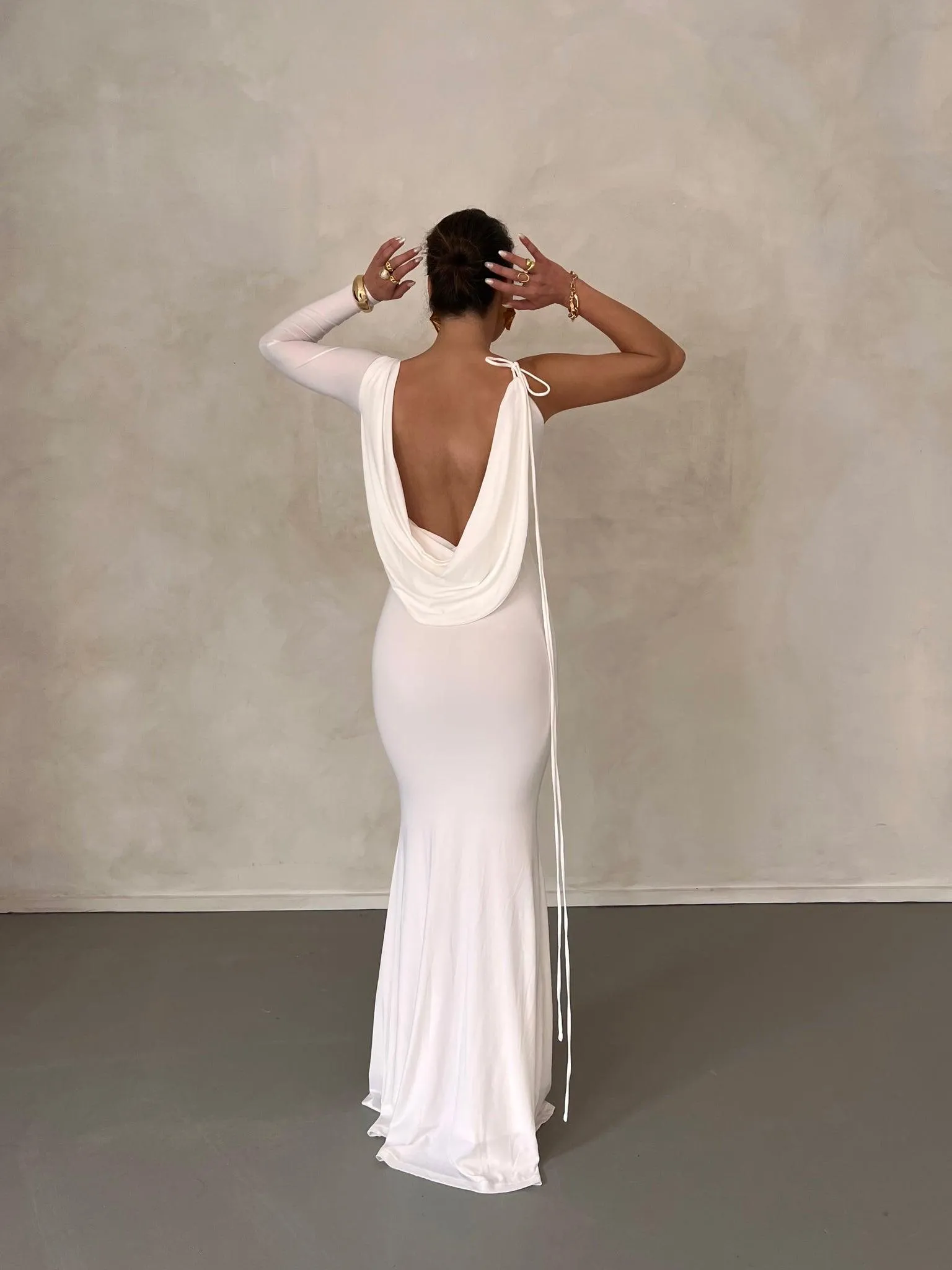 Reversible Emilia Gown - White