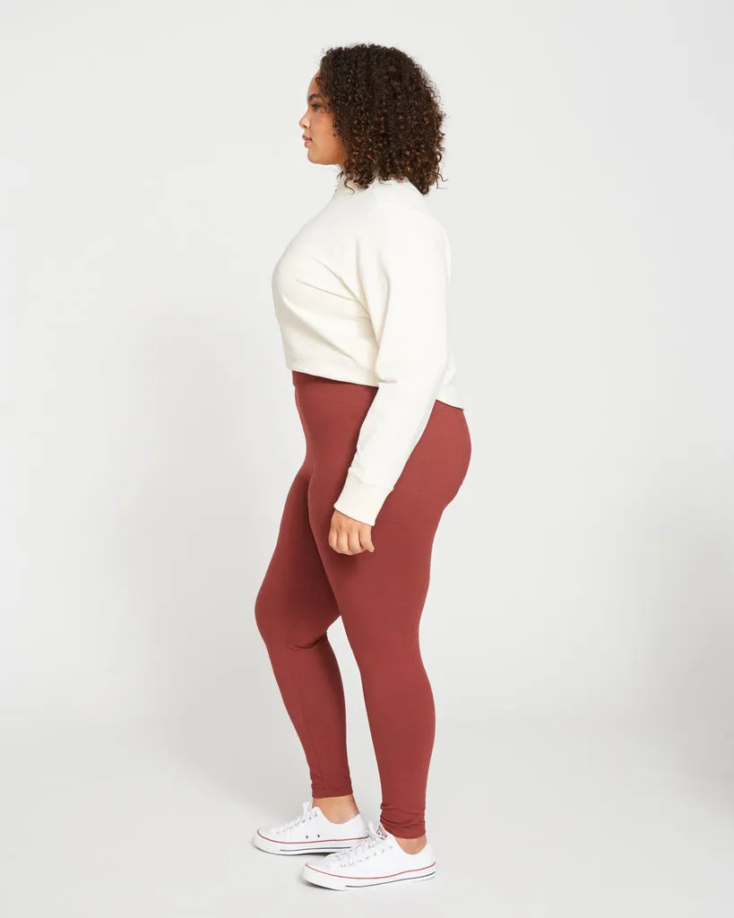 Roya Leggings 27 Inch - Burnt Red