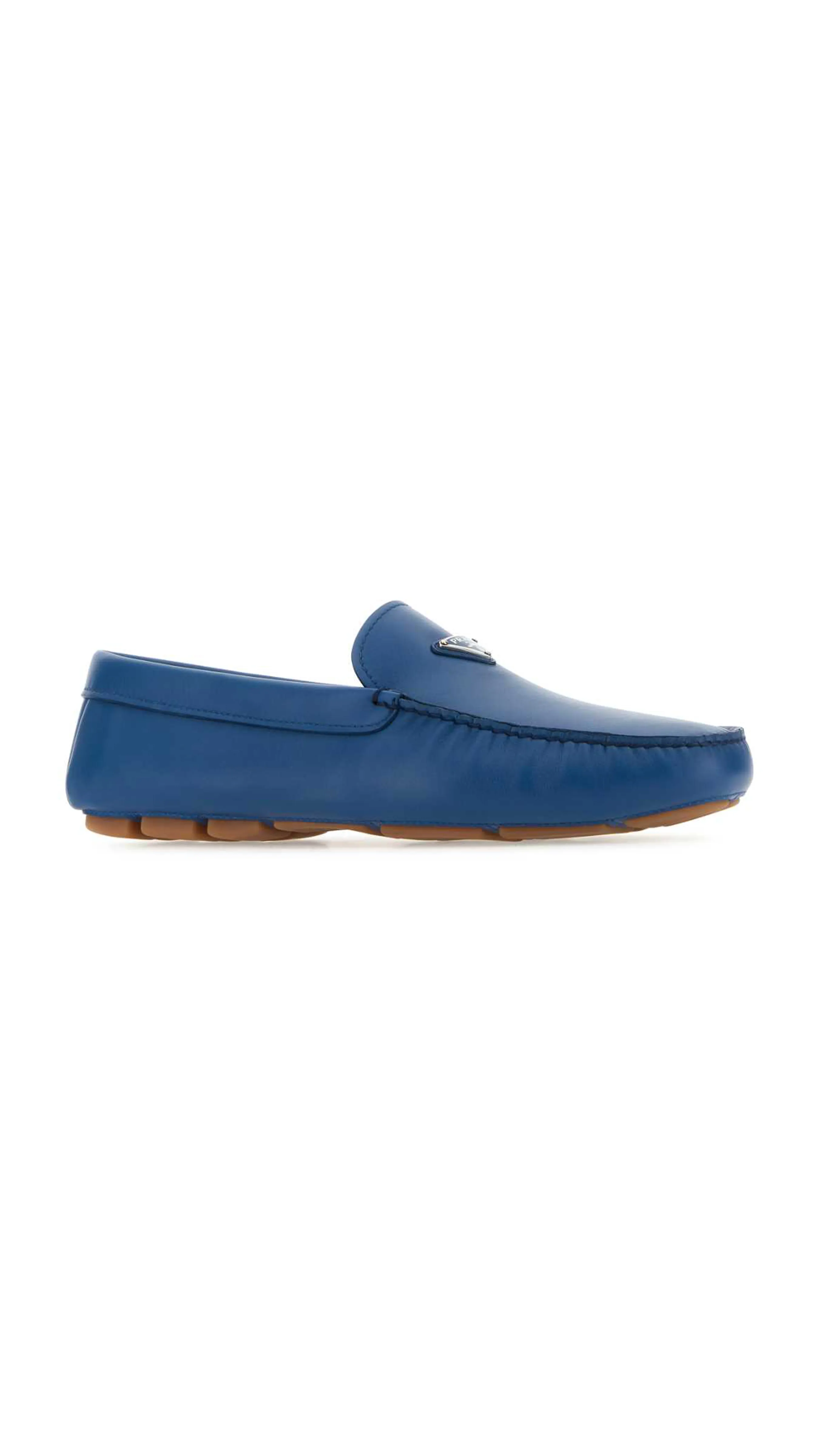 Saffiano Leather Drivers - Blue