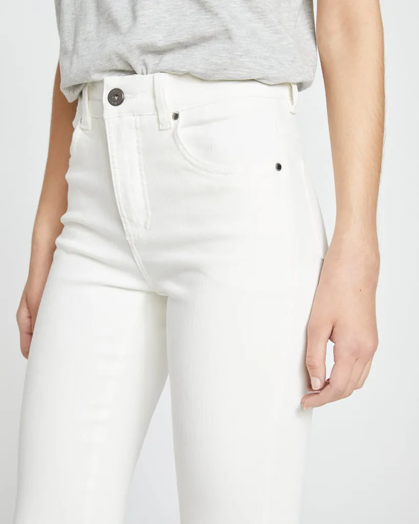 Seine High Rise Skinny Jeans 32 Inch - White