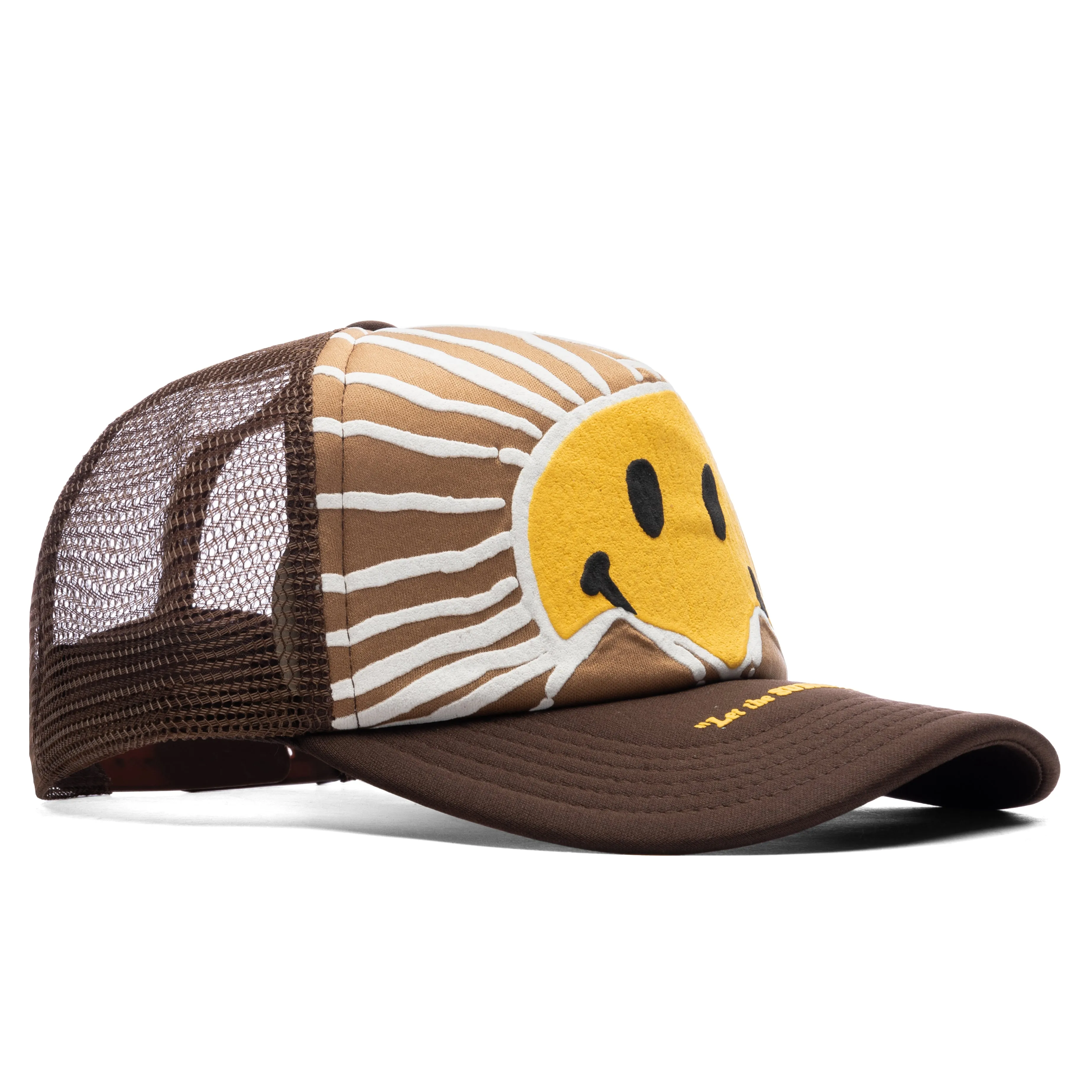 Smiley Sunrise Trucker Hat - Acorn