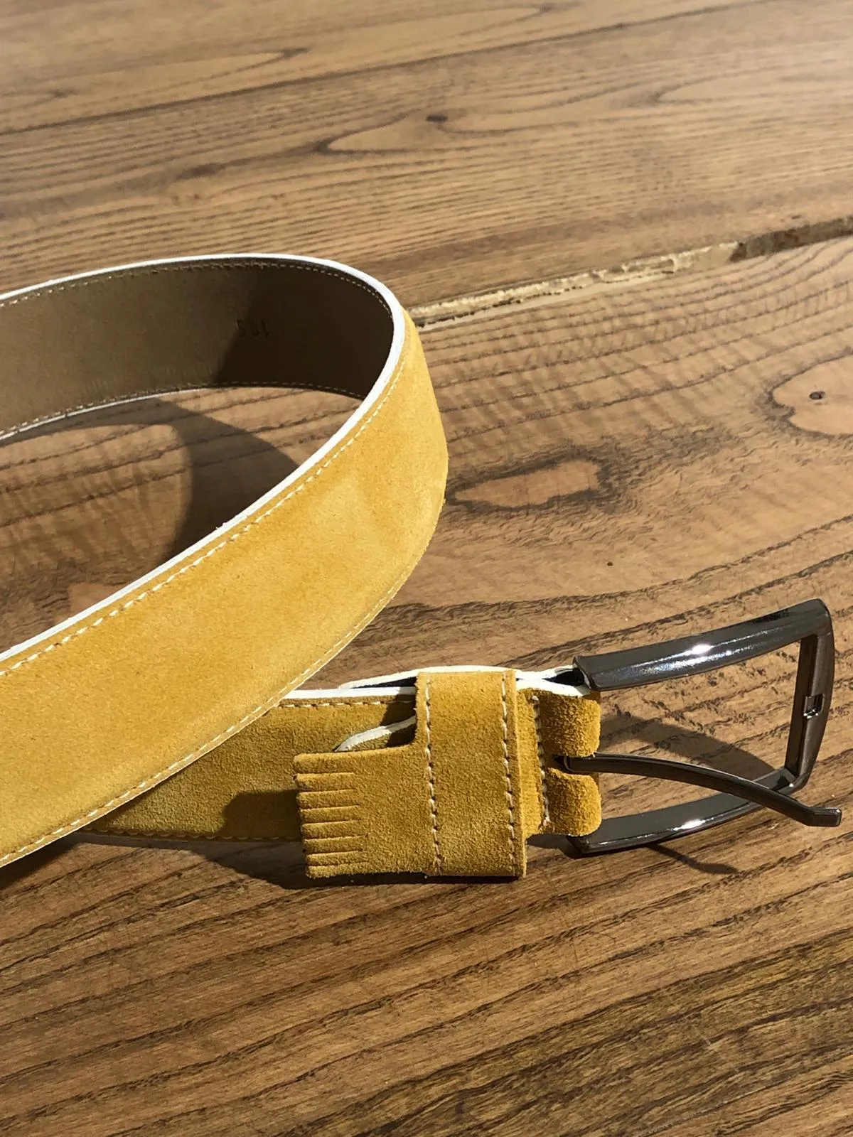 Suede Tasseled Detailed Leather Belts in 5 Colors