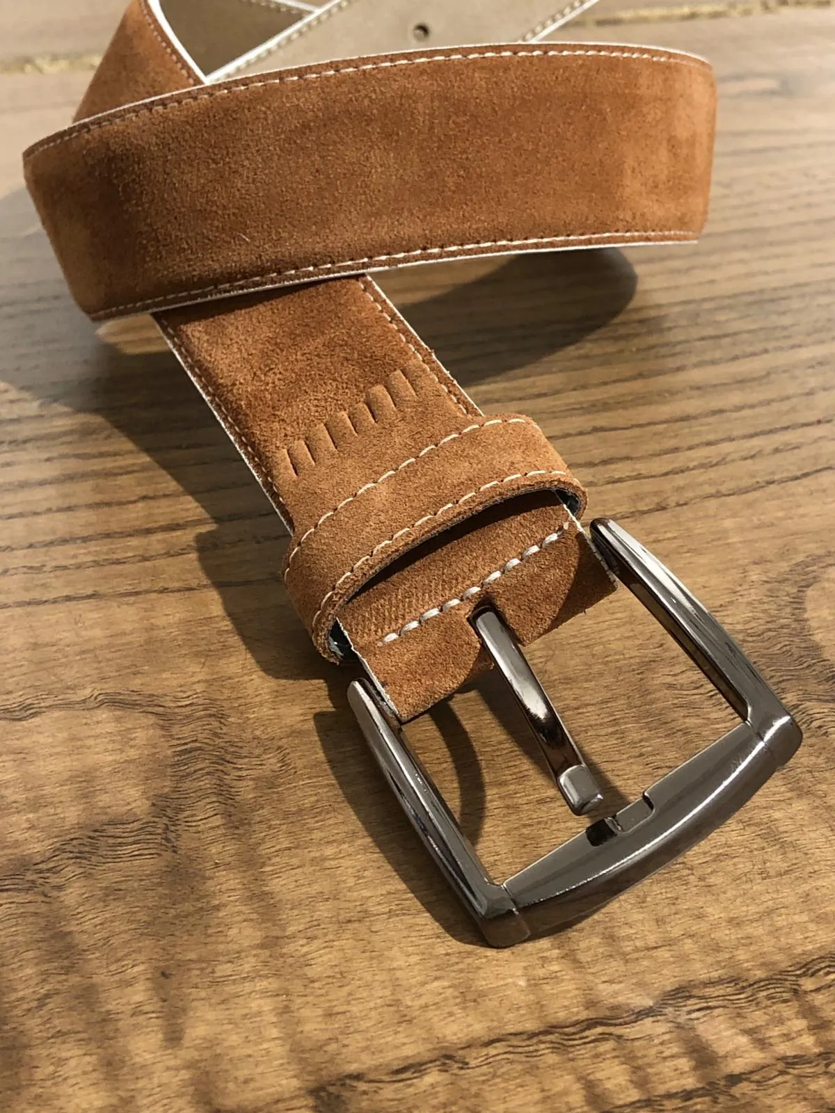 Suede Tasseled Detailed Leather Belts in 5 Colors